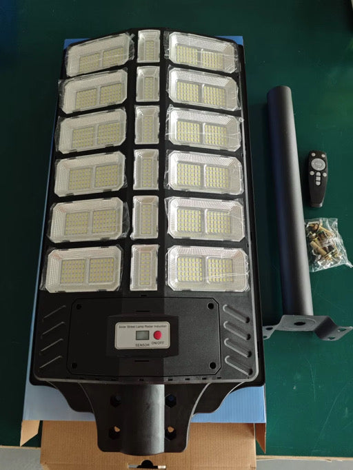 Solar Street Light with Motion Sensor, 3000W