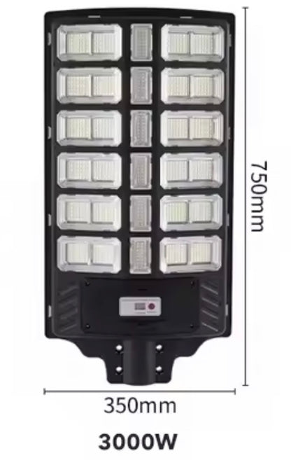 Solar Street Light with Motion Sensor, 3000W