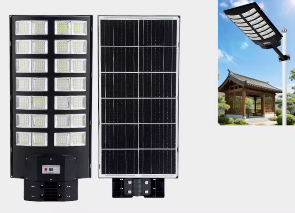 Solar Street Light, 8000W, with Motion Sensor & Remote Control