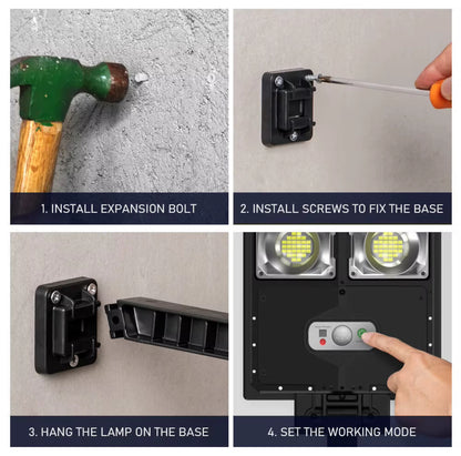 Solar Street Light / Security Light / Floodlight with Motion Sensor