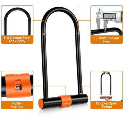 WEST BIKING Bicycle U-Lock