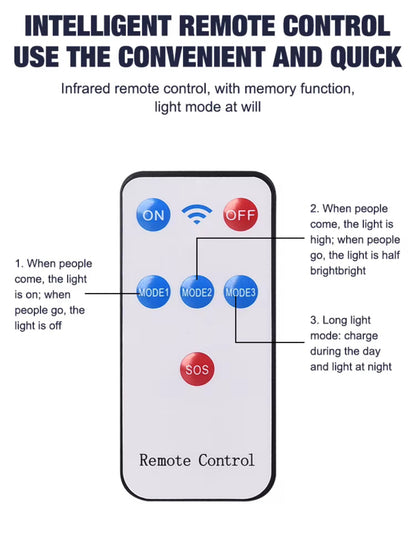 Solar Street Light / Security Light / Floodlight with Motion Sensor