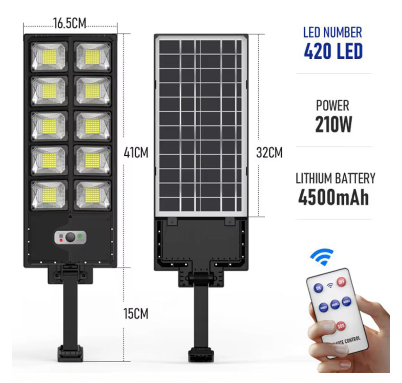 Solar Street Light / Security Light / Floodlight with Motion Sensor