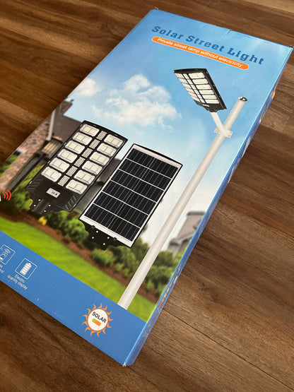 Solar Street Light with Motion Sensor, 3000W