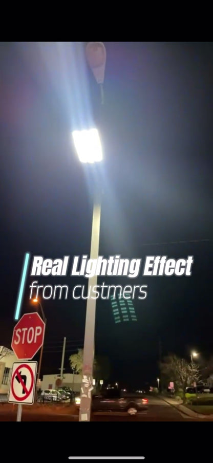 Solar Street Light, 8000W, with Motion Sensor & Remote Control